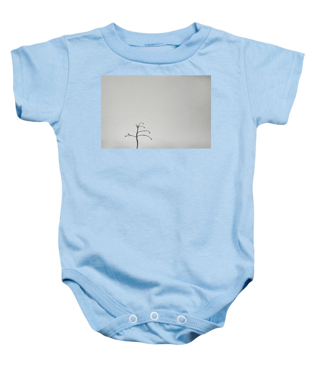 Macro Baby Onesie featuring the photograph Solitary by Scott Norris