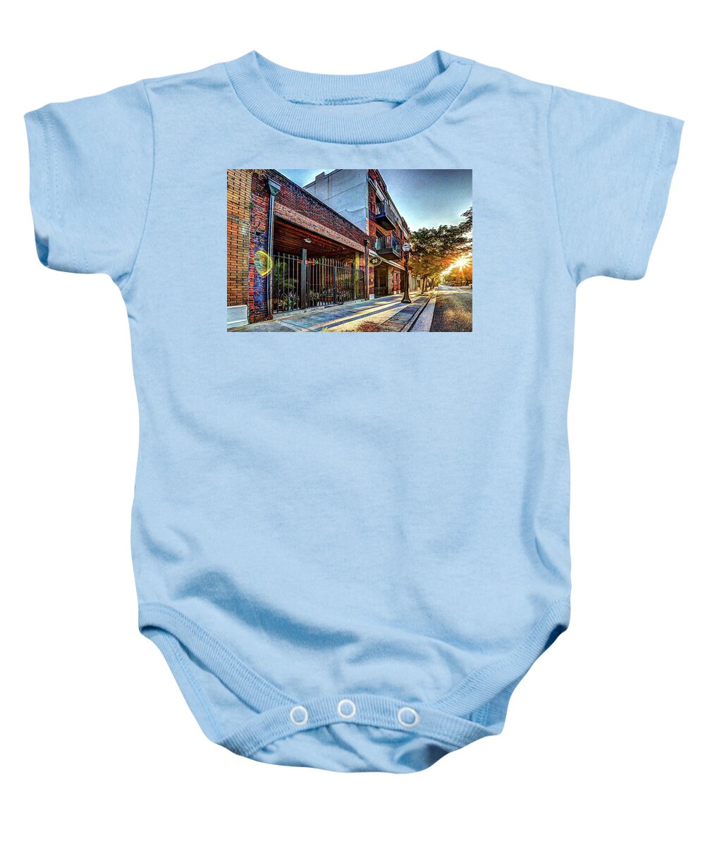 Alabama Baby Onesie featuring the digital art Southern National Southern National V2 DSC_2533 by Michael Thomas