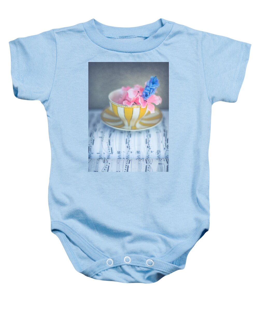 Music Baby Onesie featuring the photograph Spring Nocturne by Elvira Pinkhas