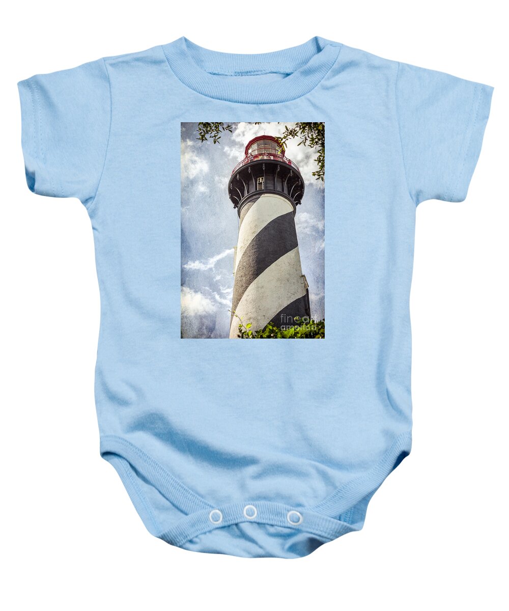 Florida Baby Onesie featuring the photograph St. Augustine Lighthouse by Todd Blanchard