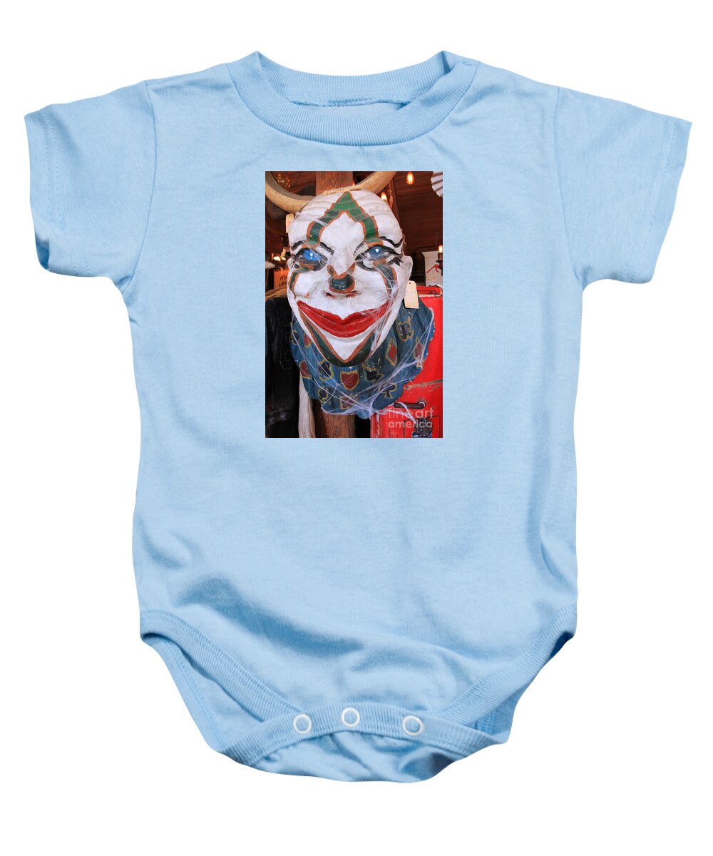 Clown Baby Onesie featuring the photograph Staring Back at You by Jennifer Robin