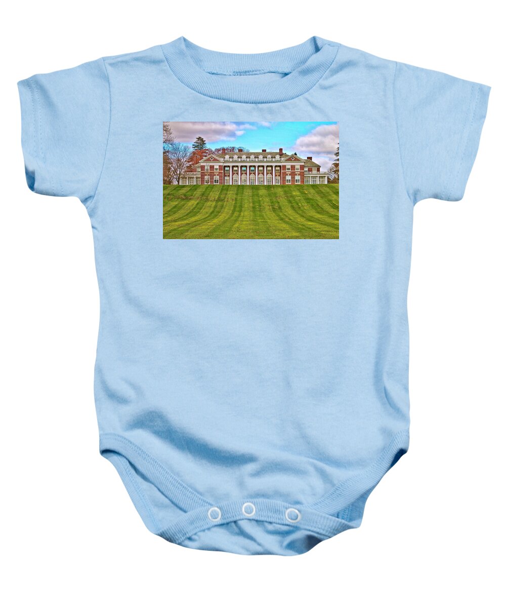 Stonehill College Baby Onesie featuring the photograph Stonehill College No 4 by Marisa Geraghty Photography