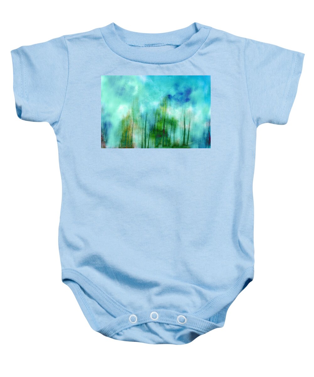 Turquoise Blue Baby Onesie featuring the photograph Summer Dream by Randi Grace Nilsberg