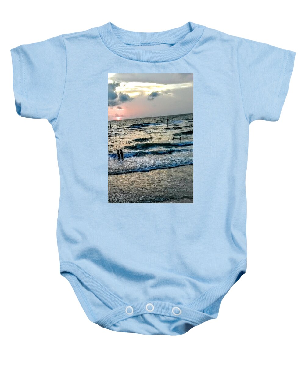 Landscape Baby Onesie featuring the photograph Summer Romance by Suzanne Berthier