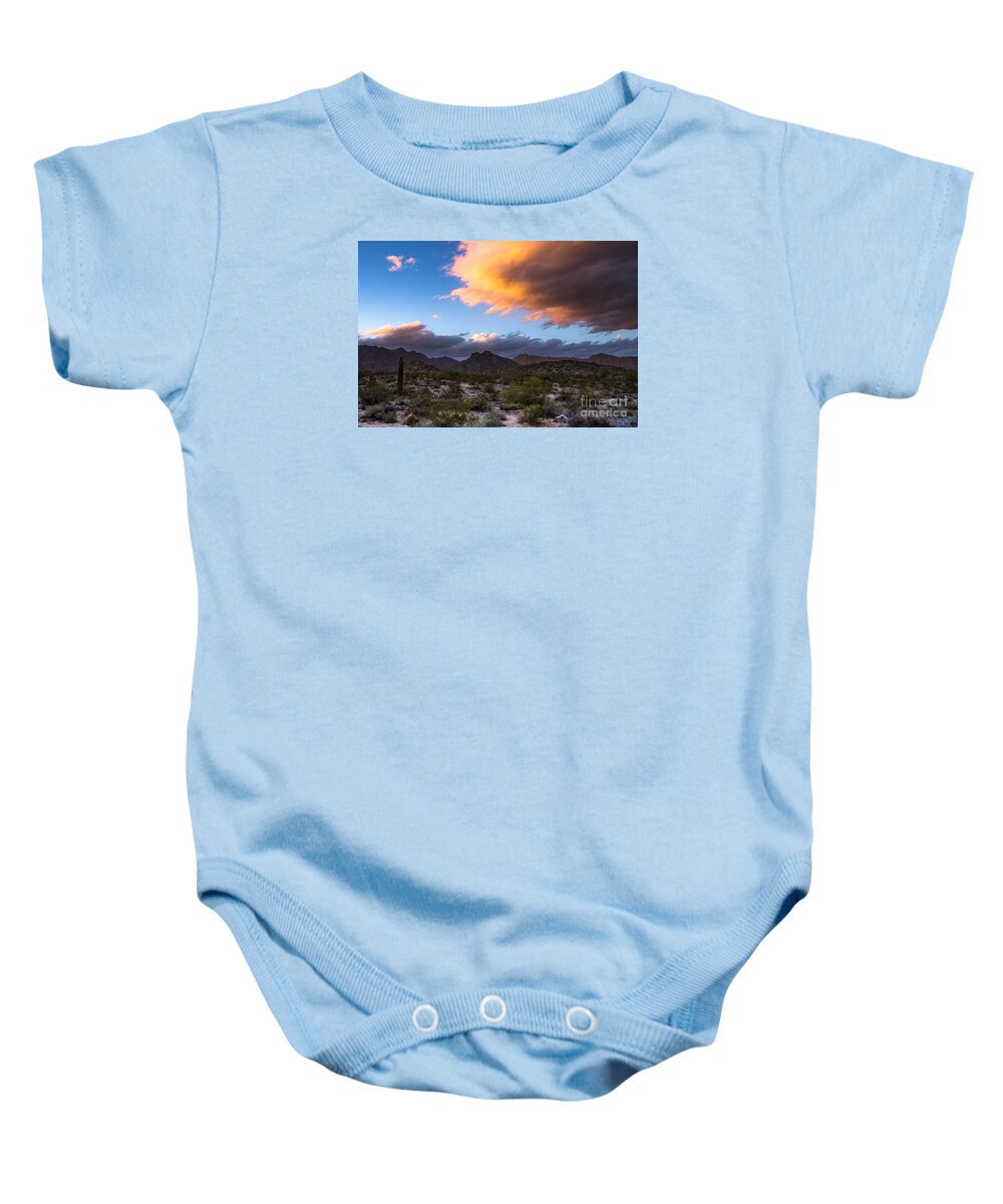 Cloud Baby Onesie featuring the photograph Sunkissed Cloud by Amy Sorvillo