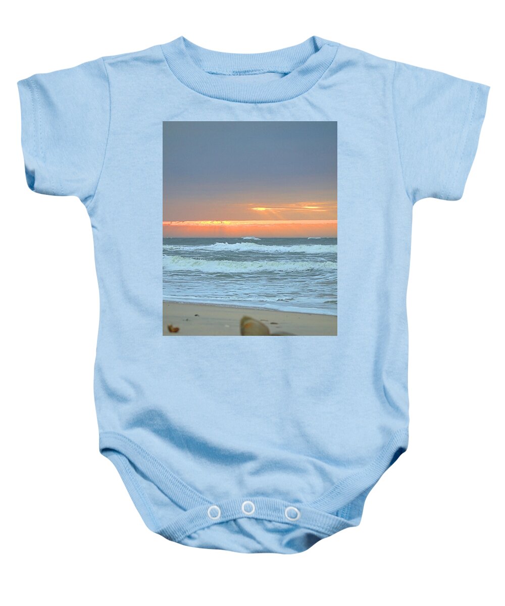 Seas Baby Onesie featuring the photograph Sweet Sunrise I I by Newwwman