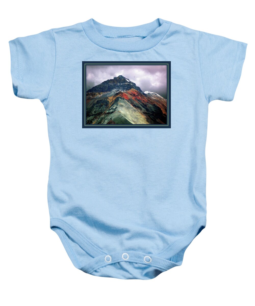 Telluride Baby Onesie featuring the photograph Telluride Mountain by Ginger Wakem