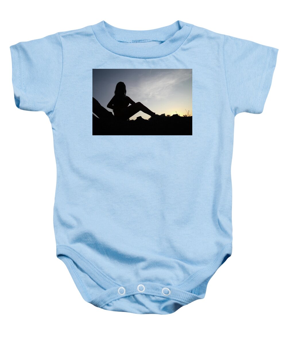 London Baby Onesie featuring the photograph The Blackness Followed by Jez C Self