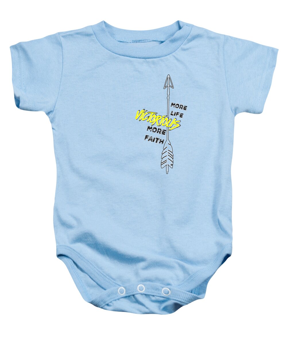 Jesus Baby Onesie featuring the digital art The fight by Payet Emmanuel