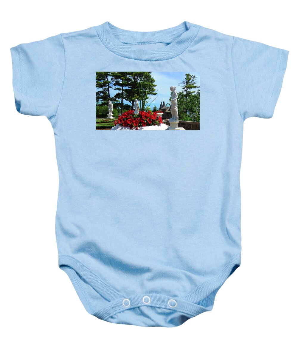 Thousand Islands Baby Onesie featuring the photograph The Italian garden by Dennis McCarthy
