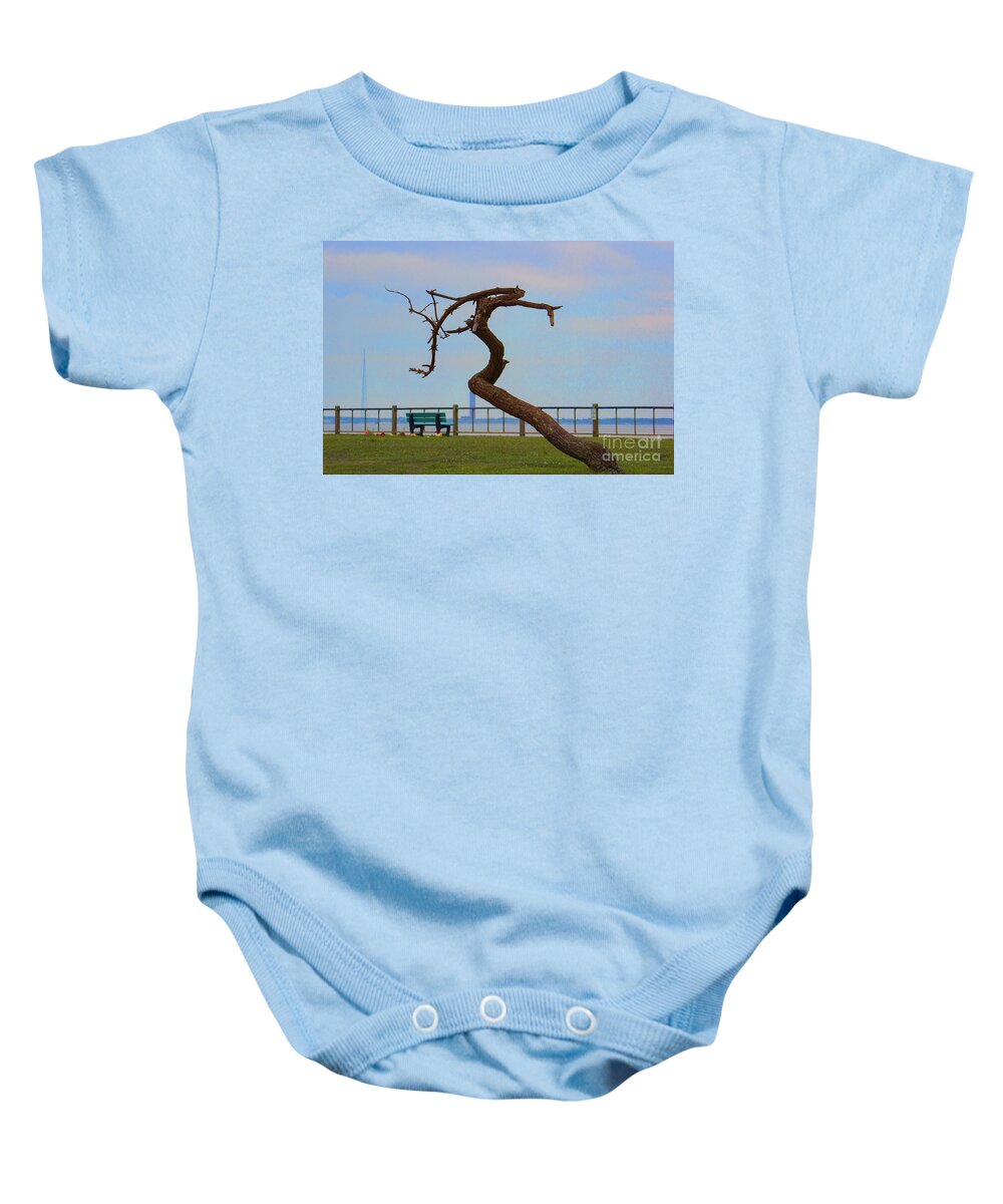 Tree Baby Onesie featuring the photograph The Lone Tree by Roberta Byram