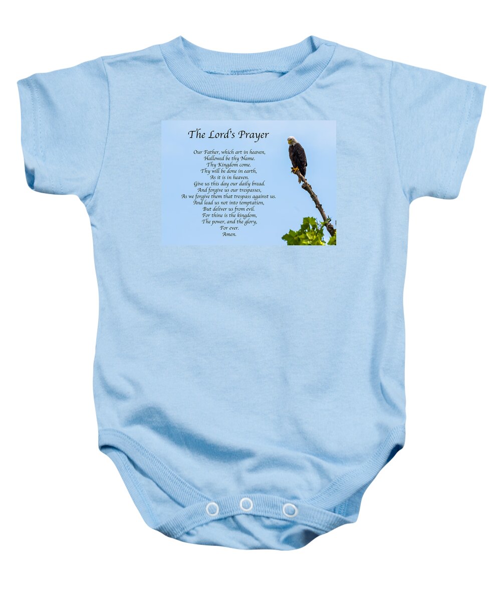 Prayer Baby Onesie featuring the photograph The Lord's Prayer by Holden The Moment