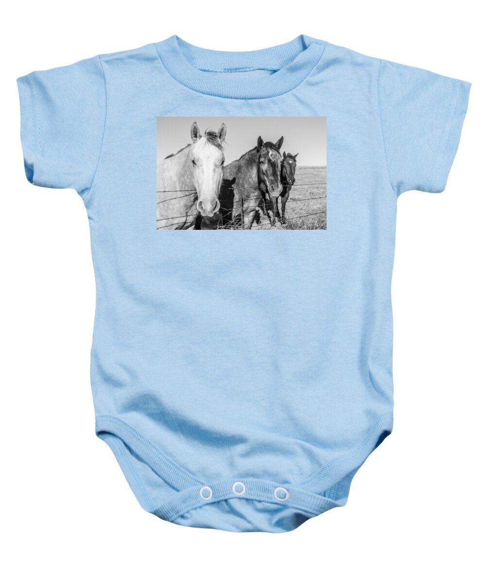 Texas Baby Onesie featuring the photograph Three Amigos by SR Green