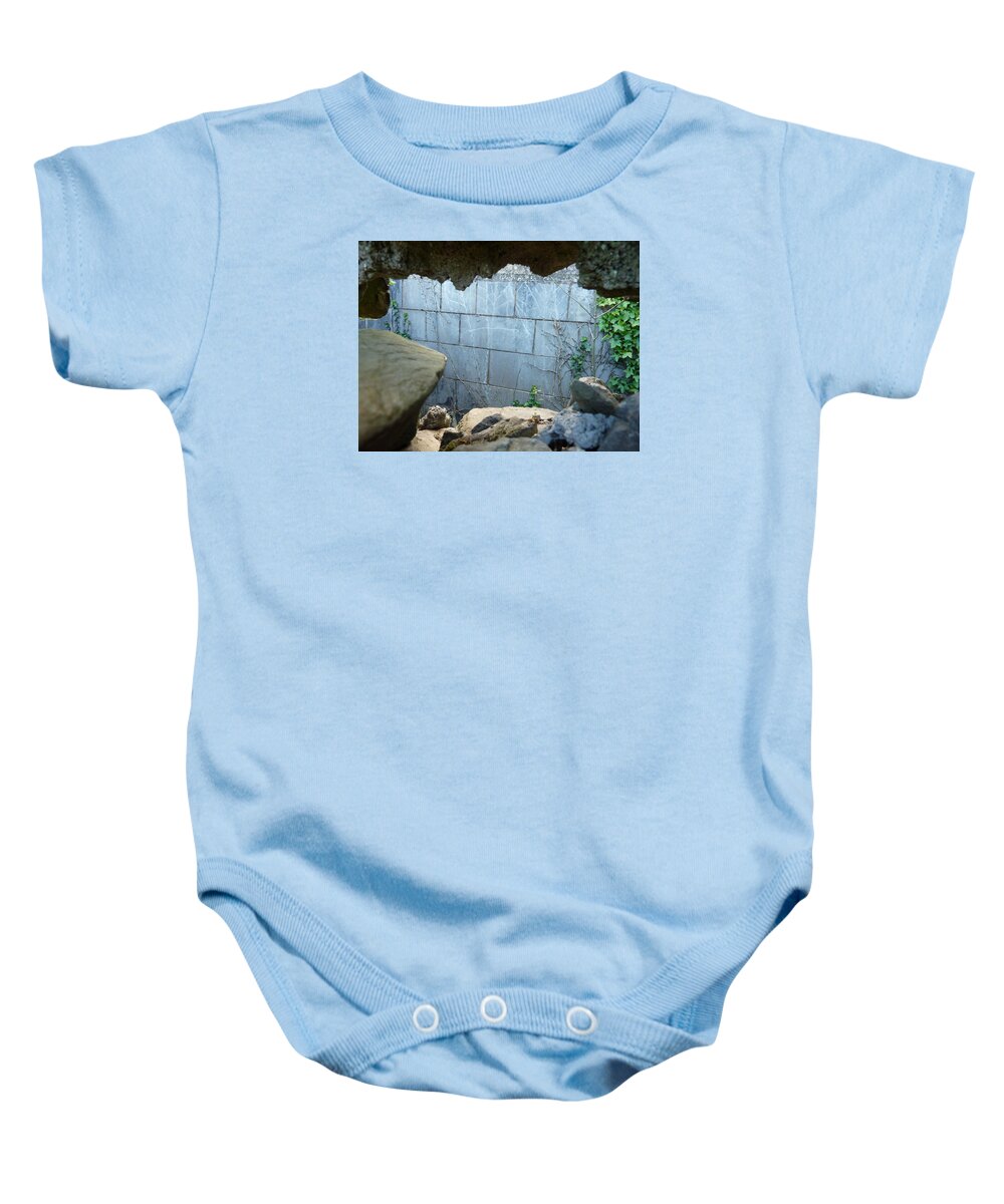 Thunder Baby Onesie featuring the photograph Thunder on the stone by Lukasz Ryszka