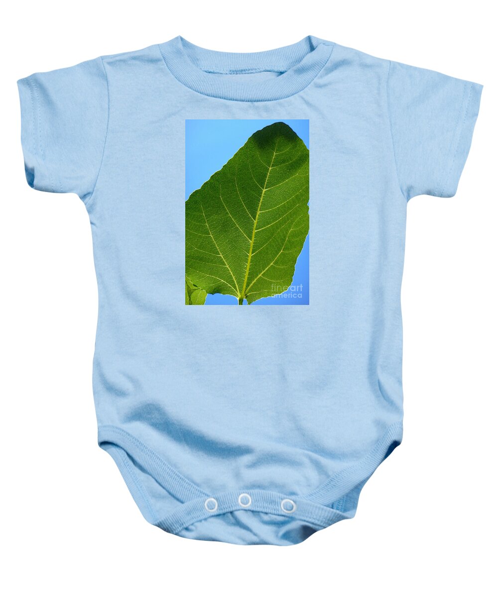 Abstract Baby Onesie featuring the photograph Transparence 18 by Jean Bernard Roussilhe