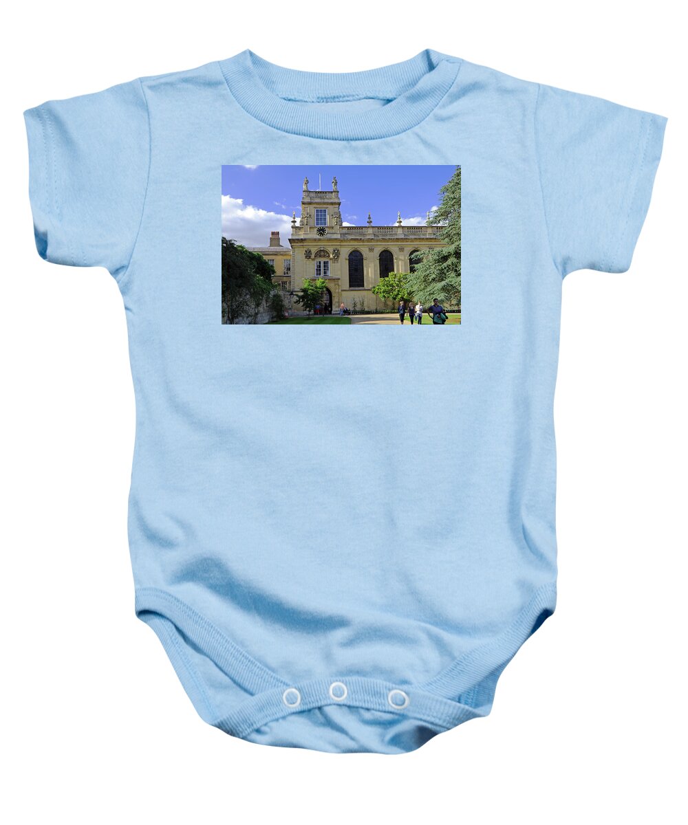 Trinity College Baby Onesie featuring the photograph Trinity College by Tony Murtagh