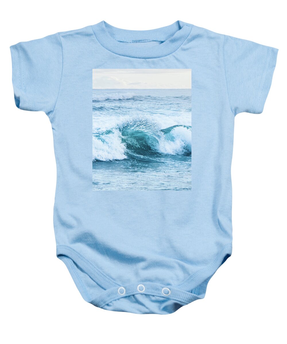 Florida Baby Onesie featuring the photograph Turquoise Formations by Parker Cunningham