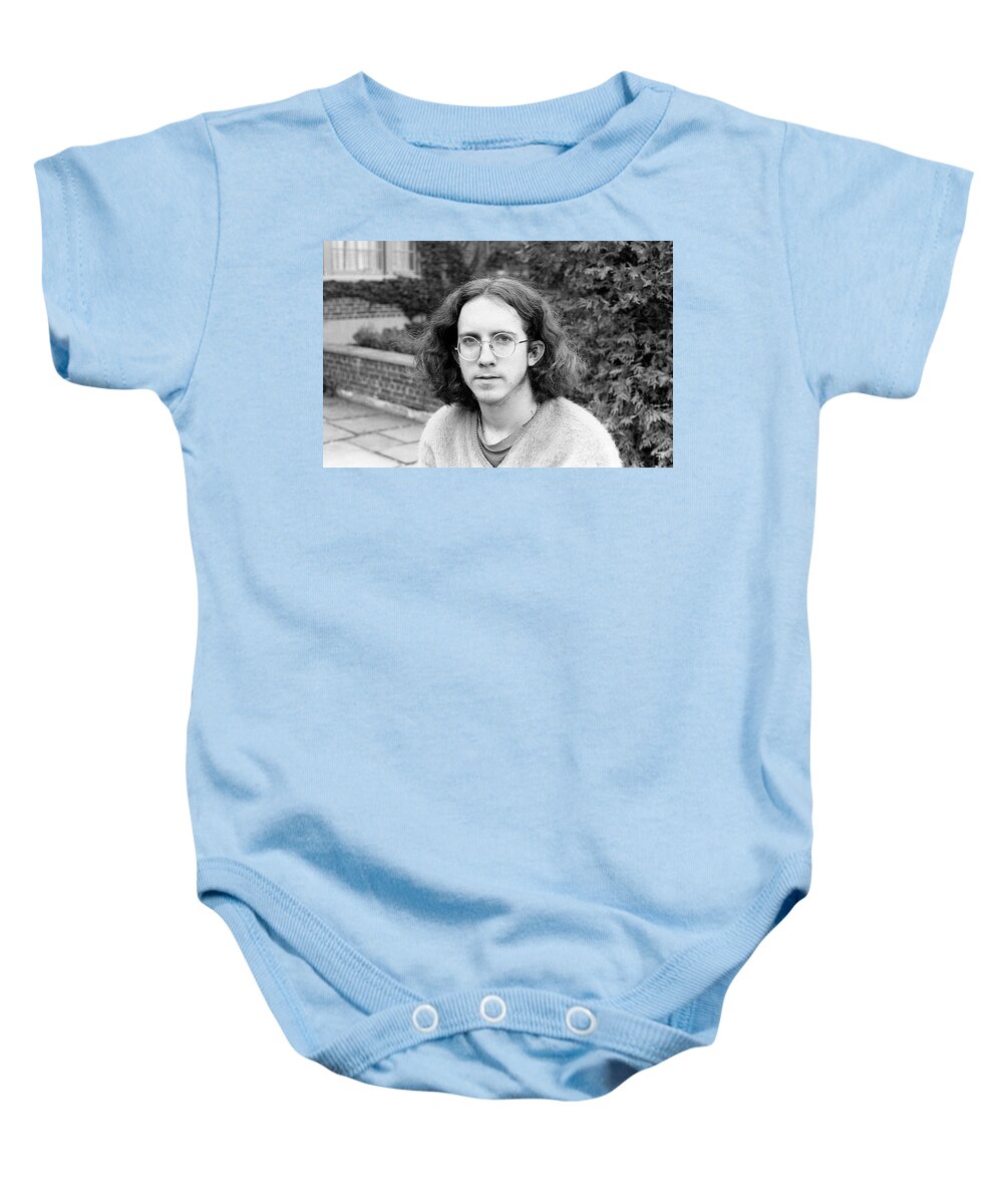 Providence Baby Onesie featuring the photograph Unshaven Photographer, 1972 by Jeremy Butler