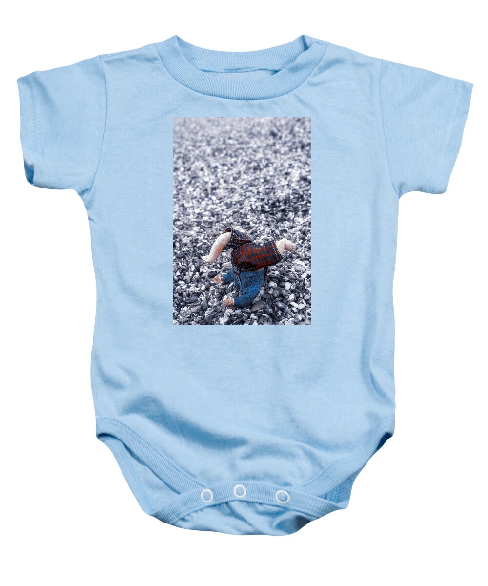 Doll Baby Onesie featuring the photograph Upside Down by Joana Kruse