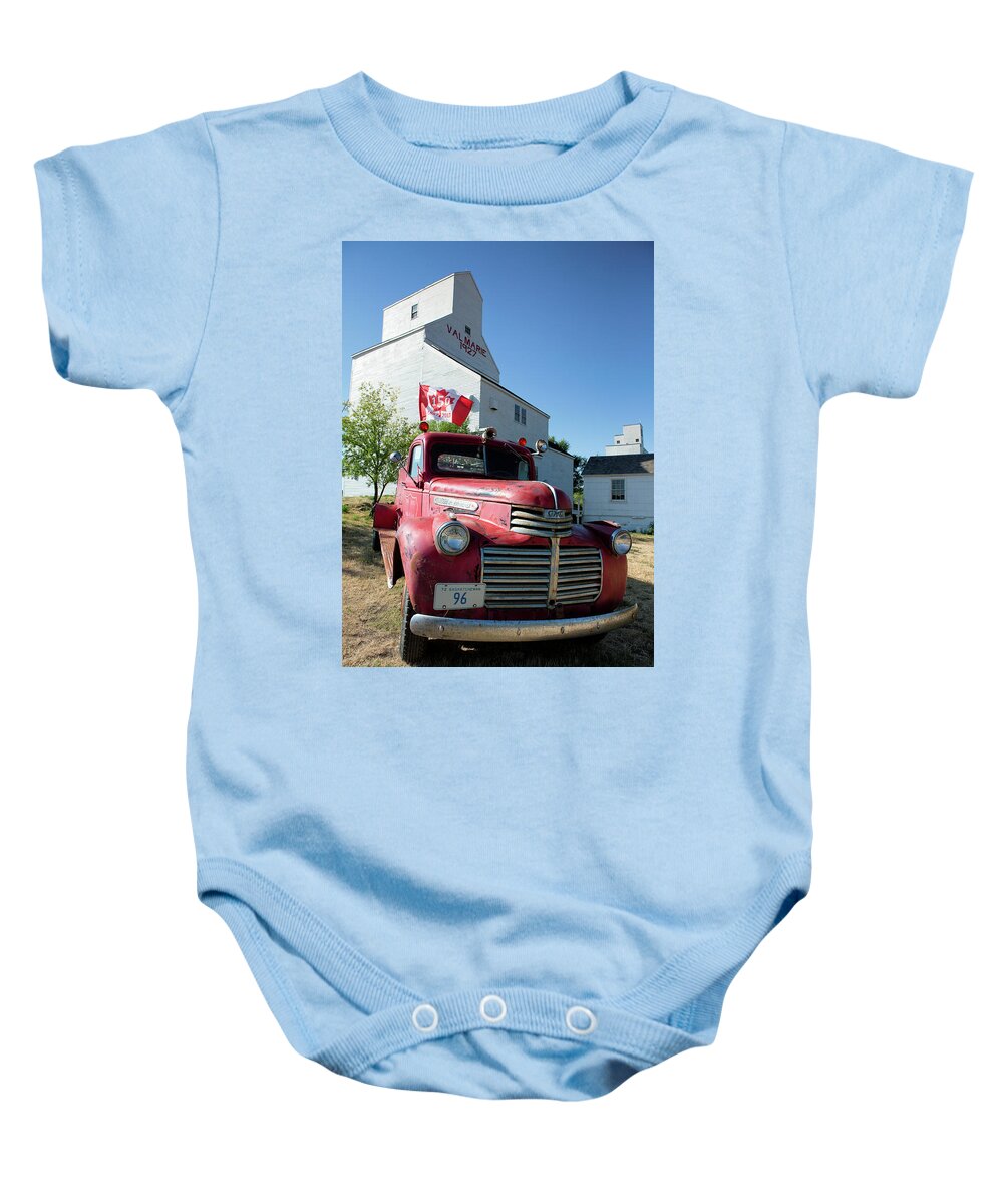 Canada Baby Onesie featuring the photograph Val Marie, SK by David Buhler