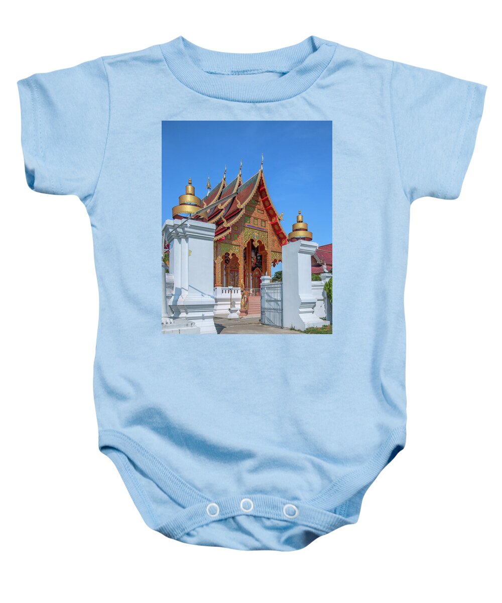 Scenic Baby Onesie featuring the photograph Wat Si Chum Phra Ubosot DTHLU0116 by Gerry Gantt