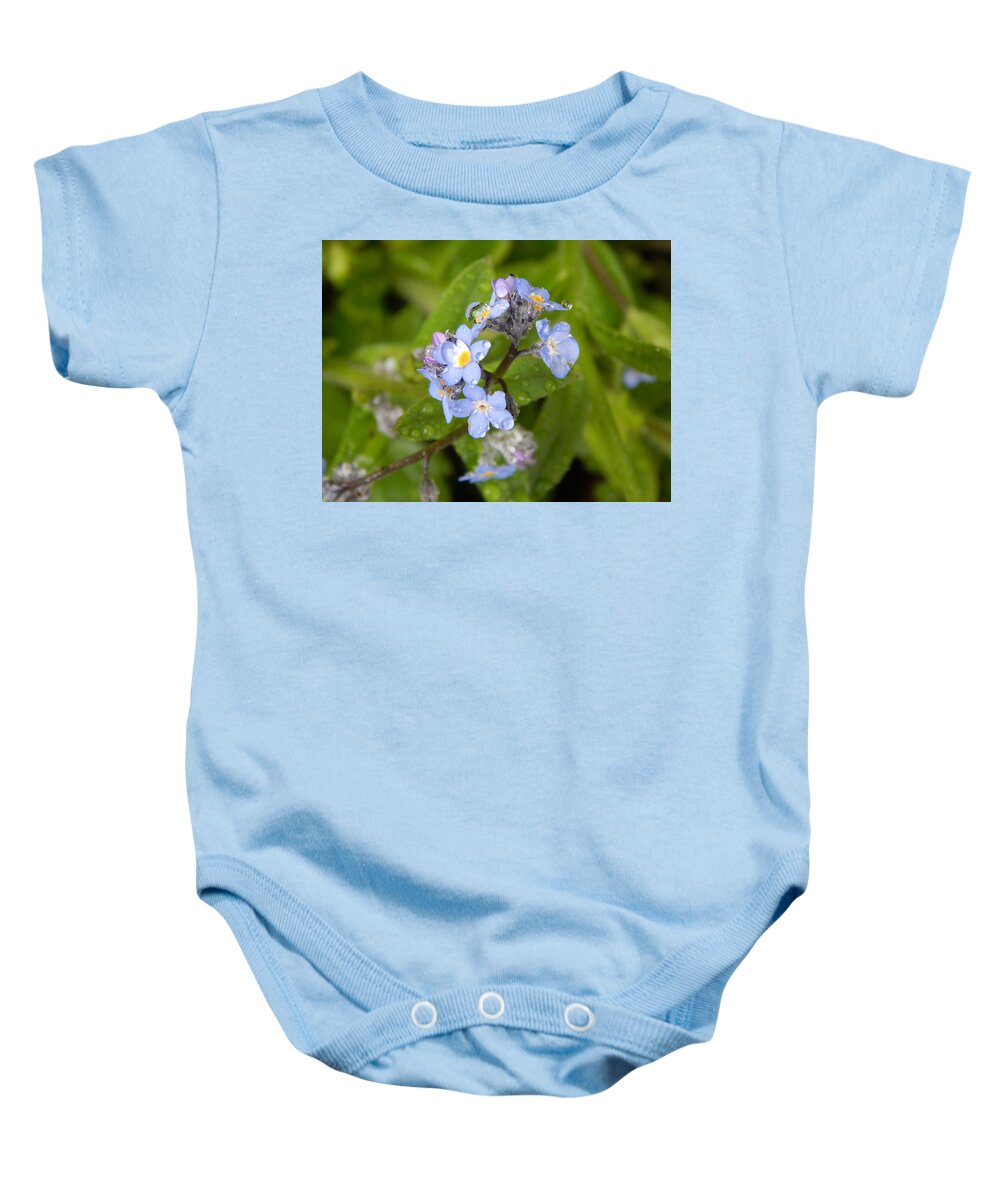 Flower Baby Onesie featuring the photograph Water Drops by Gallery Of Hope 