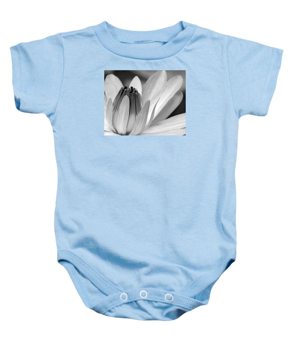 Water Lily Baby Onesie featuring the photograph Water Lily Opening by Sabrina L Ryan