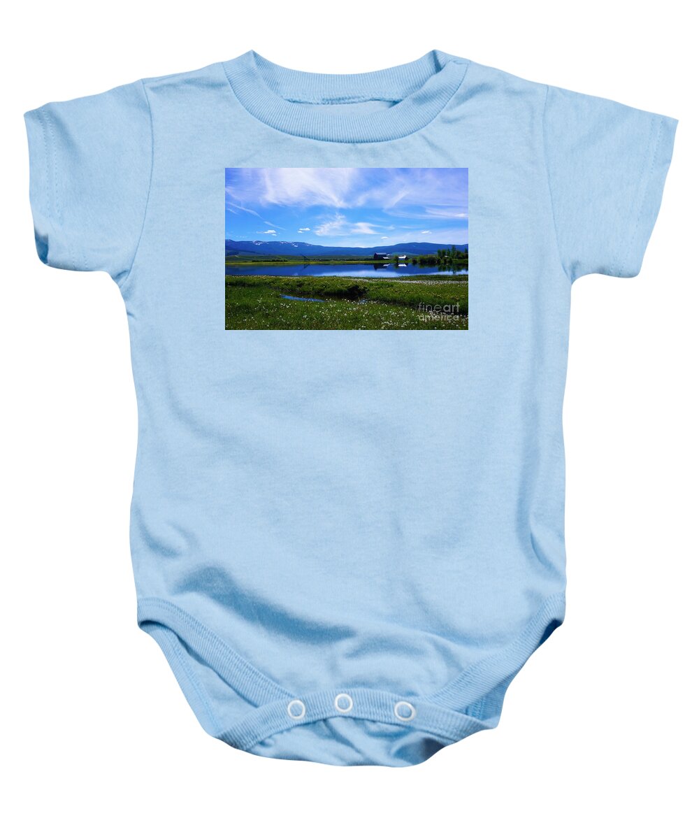 Montana Baby Onesie featuring the photograph Wisdom Montana area1 by Merle Grenz
