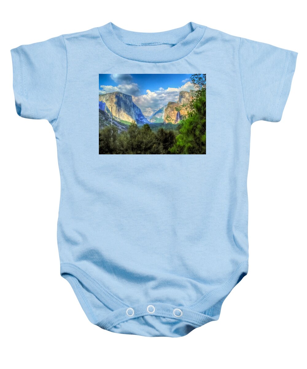 Yosemite National Park Baby Onesie featuring the photograph Yosemite Valley by Don Mercer