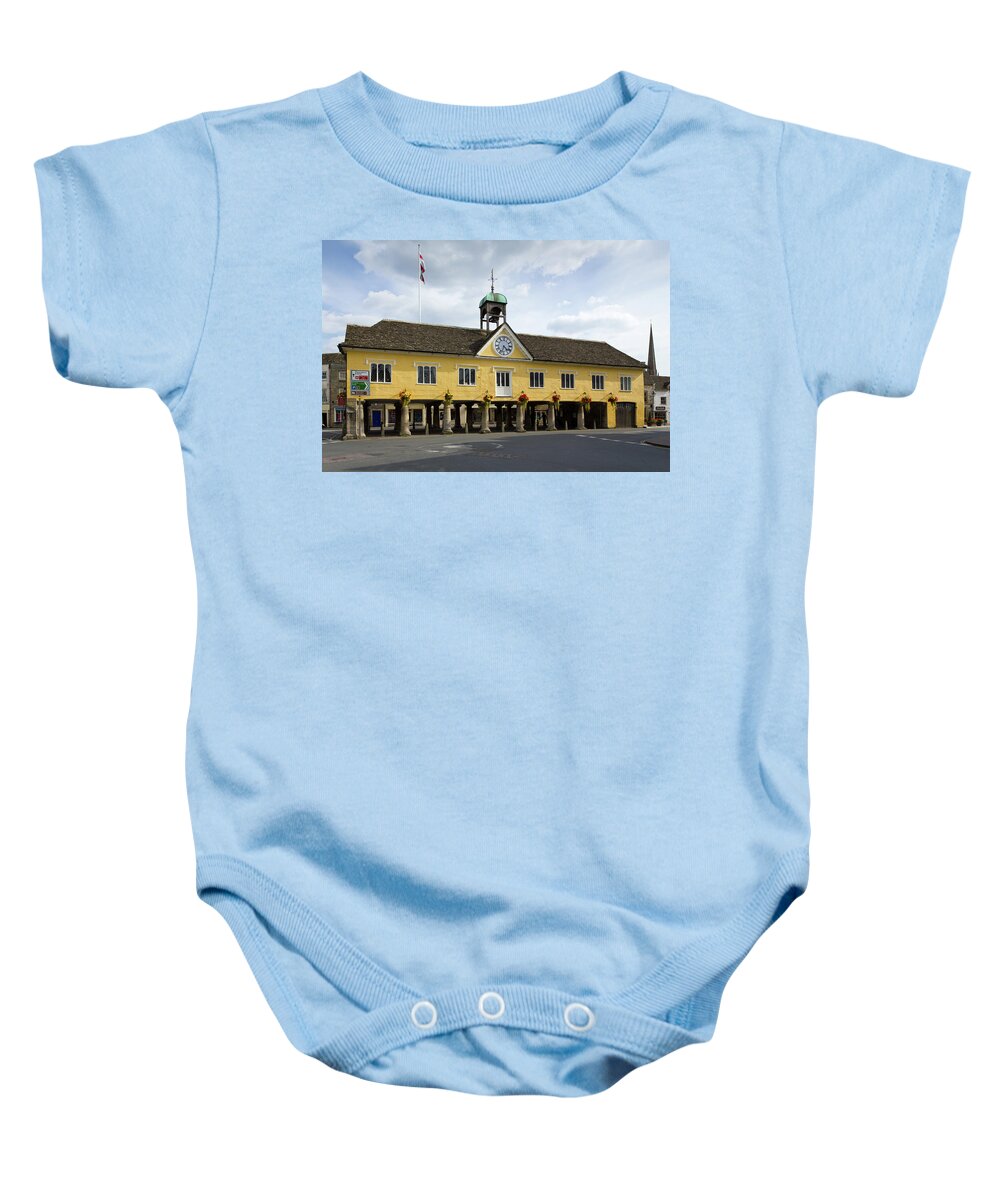 Areas Baby Onesie featuring the photograph Picturesque Cotswolds - Tetbury #5 by Seeables Visual Arts