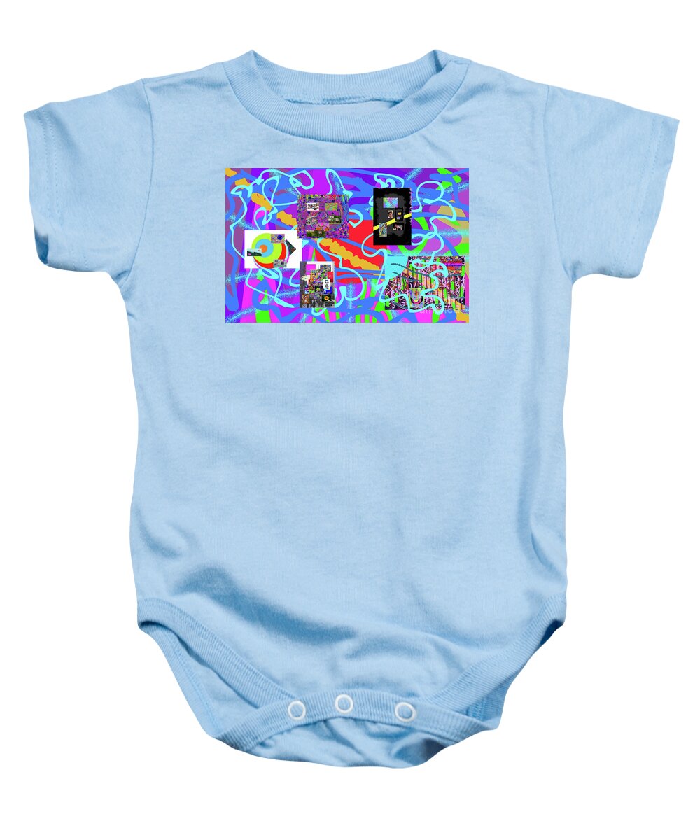 Walter Paul Bebirian: Volord Kingdom Art Collection Grand Gallery Baby Onesie featuring the digital art 8-16-2019f by Walter Paul Bebirian