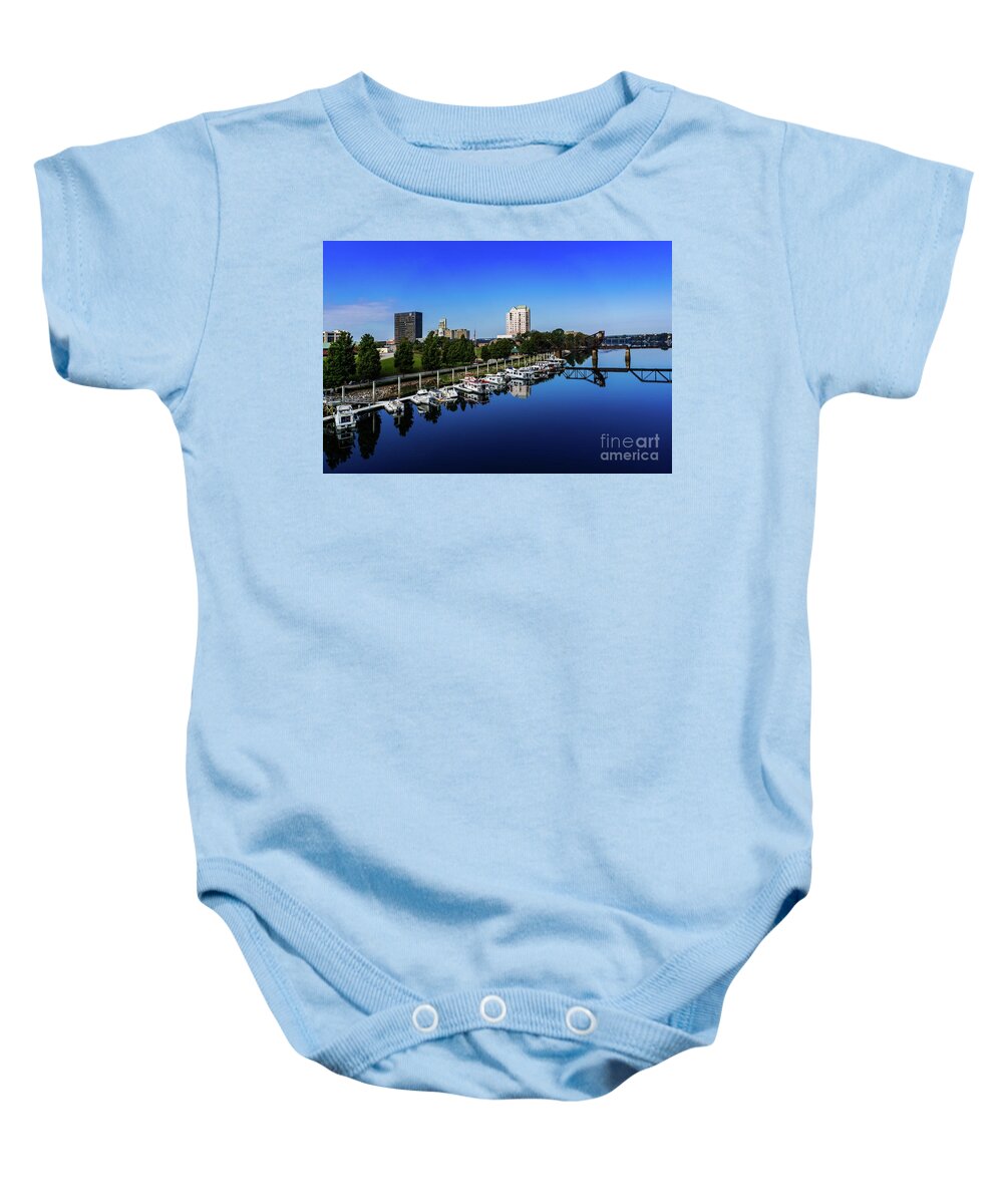 Augusta Ga Savannah River 2 Baby Onesie featuring the photograph Augusta Ga Savannah River 2 by Sanjeev Singhal