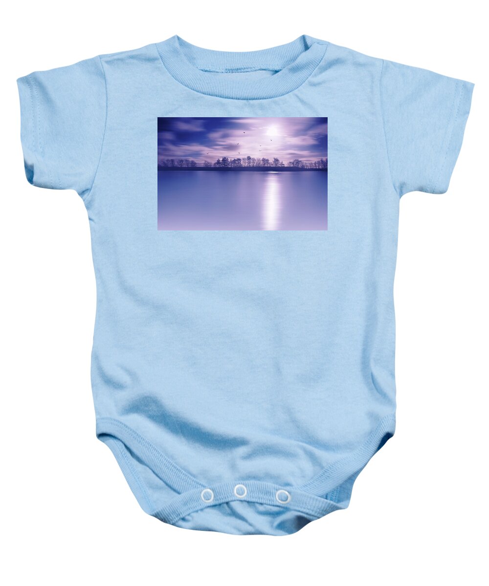 Landscape Baby Onesie featuring the photograph Back to the Moon by Jaroslav Buna