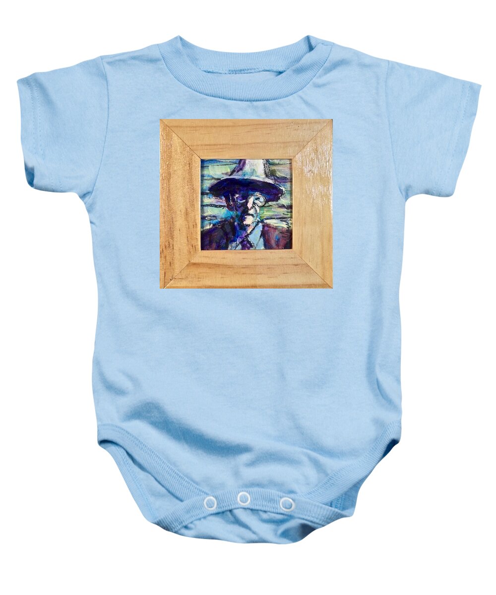 Painting Baby Onesie featuring the painting Beat by Les Leffingwell