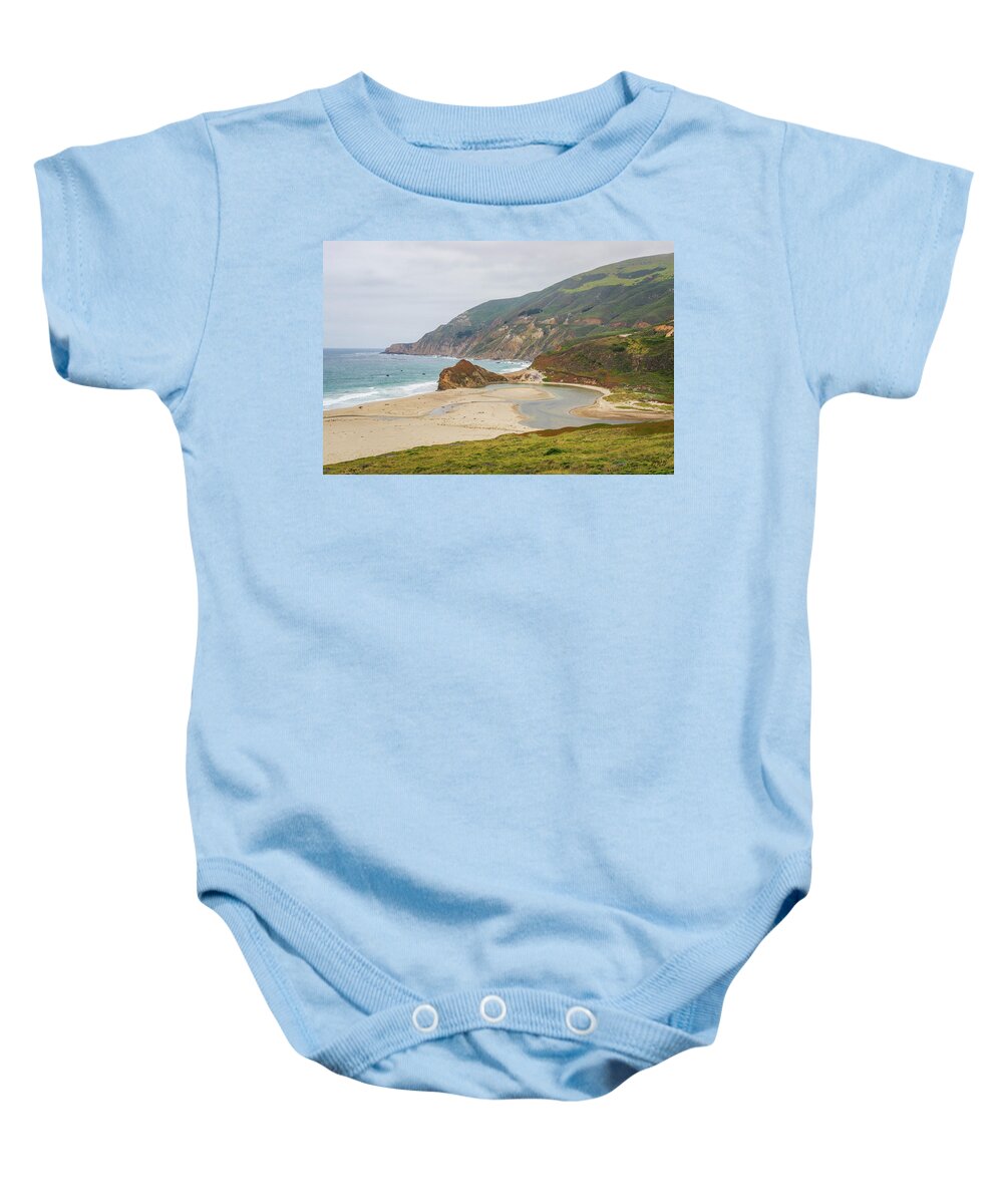 Monterey Baby Onesie featuring the photograph Big Sur Coast VI Color by David Gordon