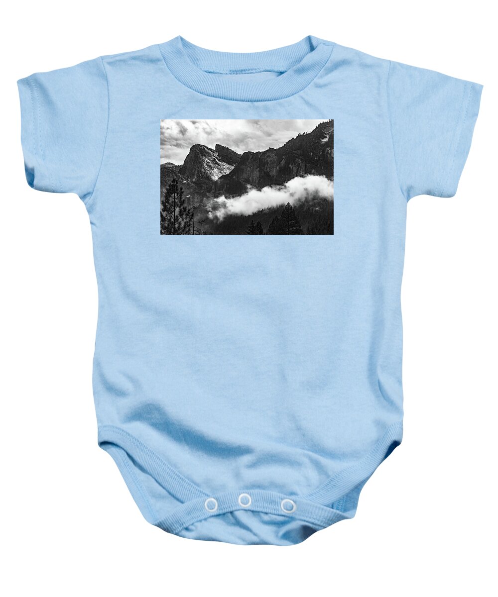 Skyline Baby Onesie featuring the photograph Cathedral Rocks by Silvia Marcoschamer