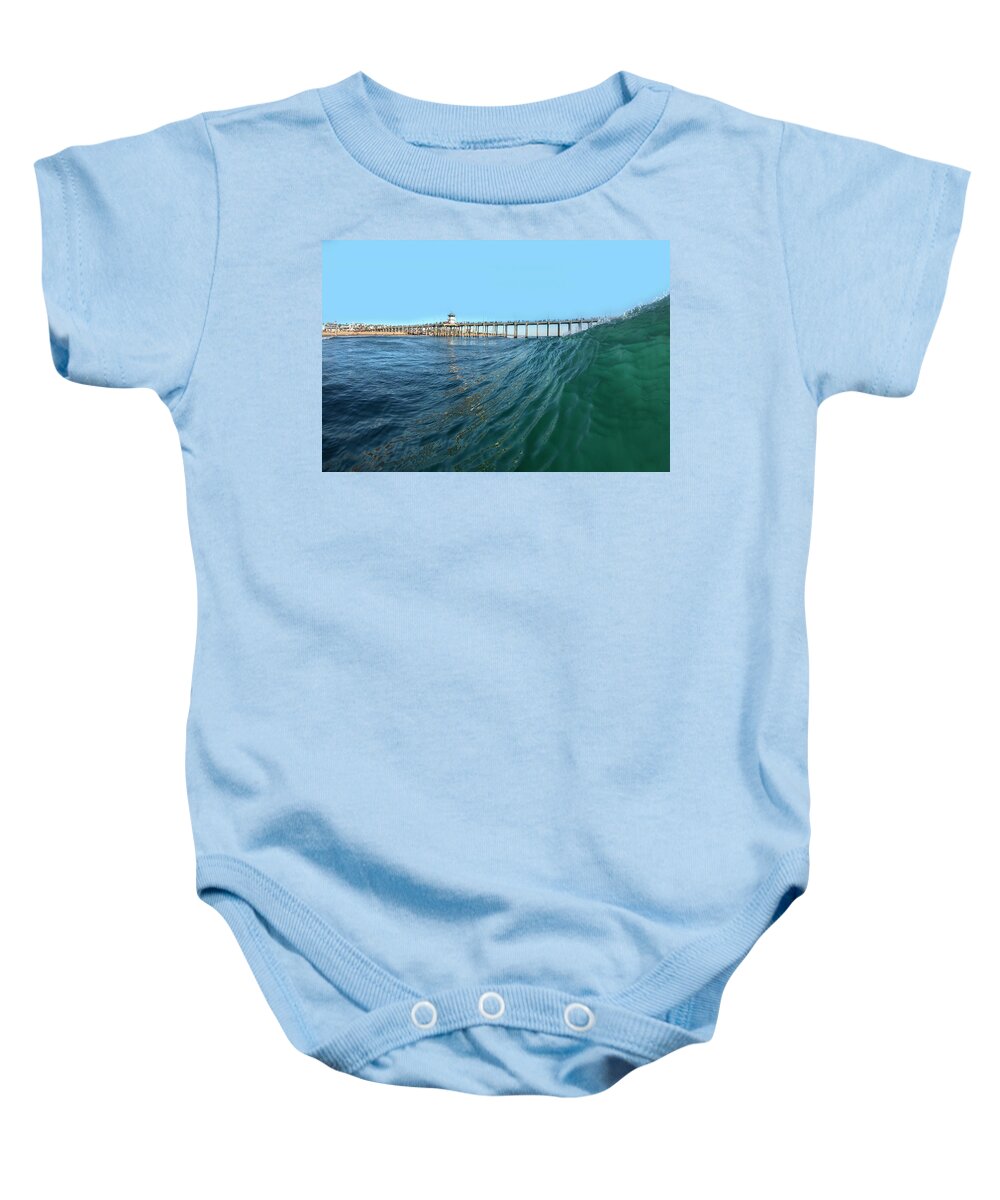 Water Photography Baby Onesie featuring the photograph Emerald Ramp by Sean Davey