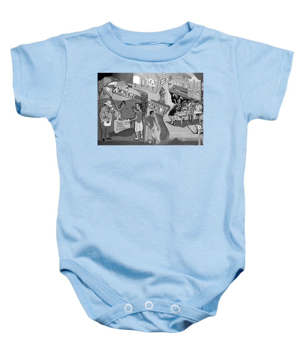 Inwood Baby Onesie featuring the photograph Inwood Mural by Cole Thompson