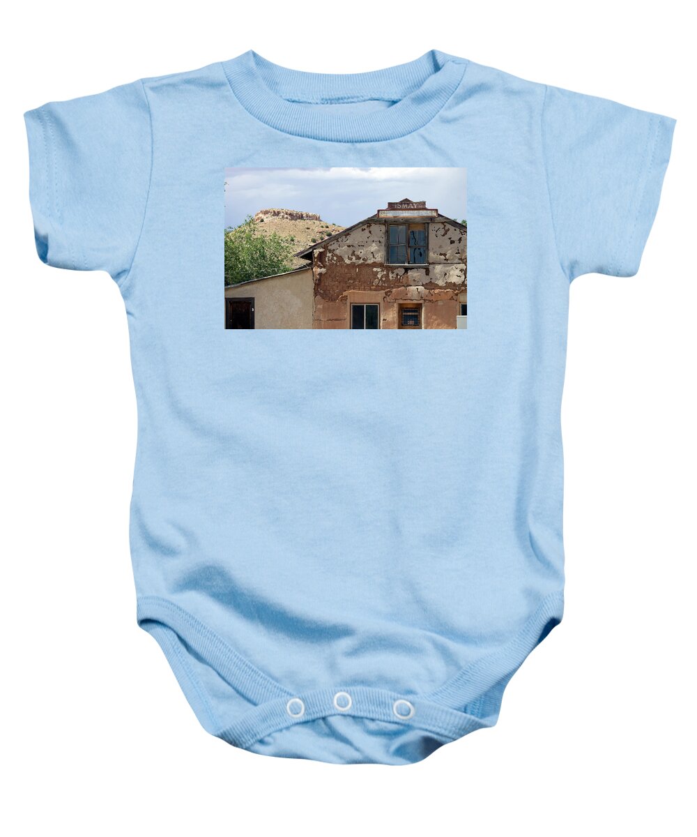 Trading Post Baby Onesie featuring the photograph Ismay Trading Post by Jonathan Thompson