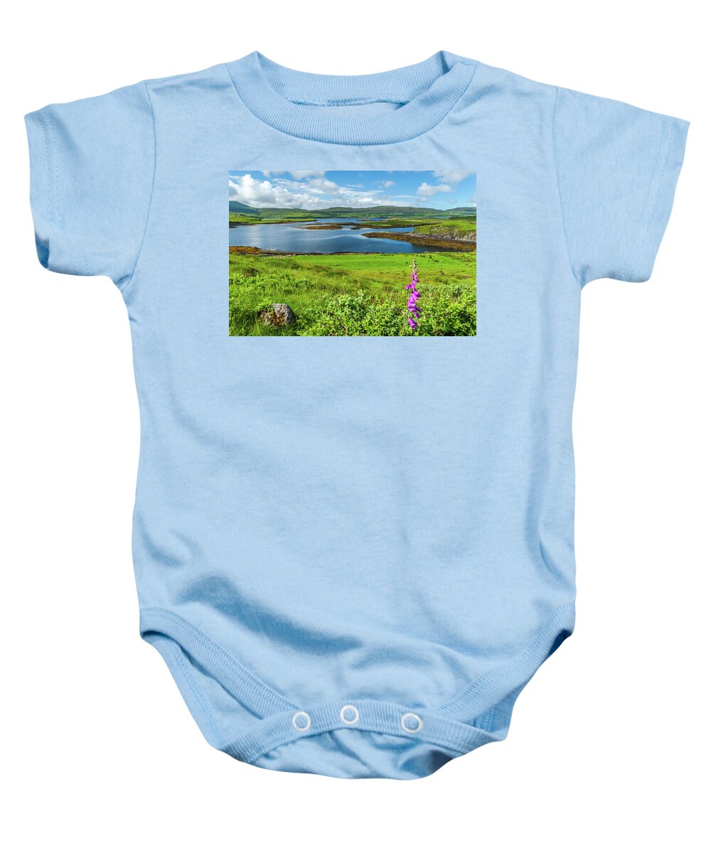 Britain Baby Onesie featuring the photograph Loch Dunvegan, Isle of Skye by David Ross