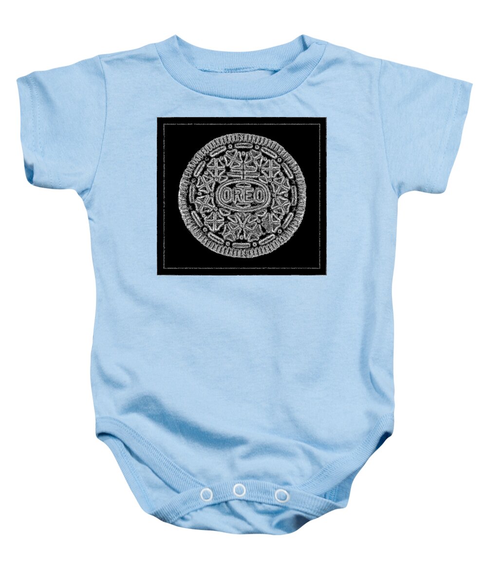 Oreo Baby Onesie featuring the photograph Oreo Redex Black 1 by Rob Hans