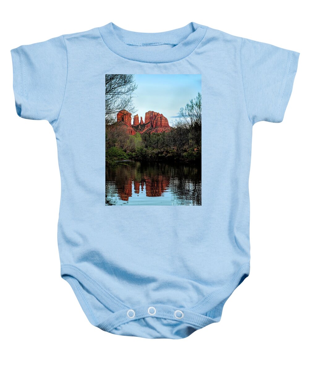 Landscape Baby Onesie featuring the photograph Reflection by Ed Taylor