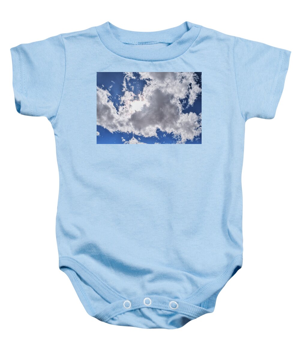Sky Baby Onesie featuring the photograph Sky Brilliance by Chance Kafka