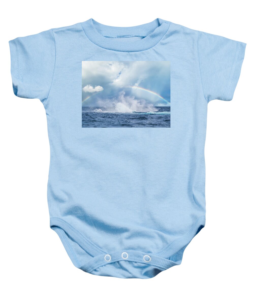 Whale Splash Baby Onesie featuring the photograph Sublime by Louise Lindsay