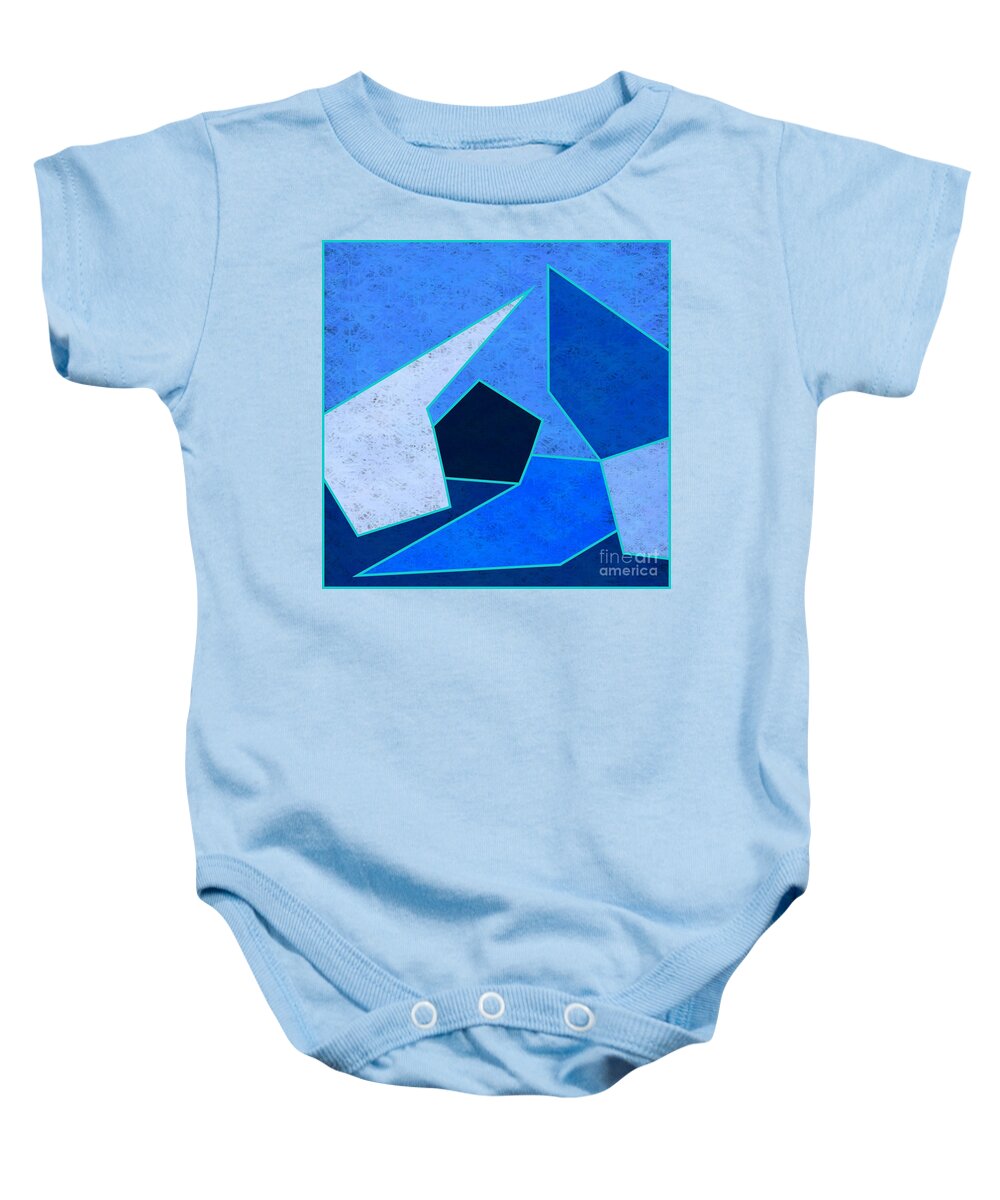 Blue Baby Onesie featuring the digital art The Blues by Bill King