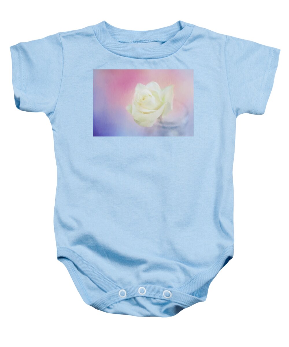 Rose Baby Onesie featuring the photograph The Enchanted by Kim Hojnacki