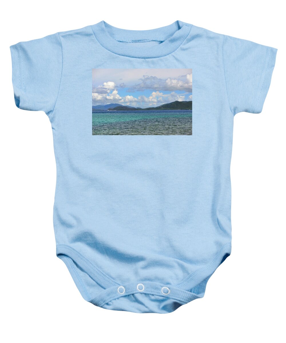 Islands Baby Onesie featuring the photograph Two Nations by Climate Change VI - Sales