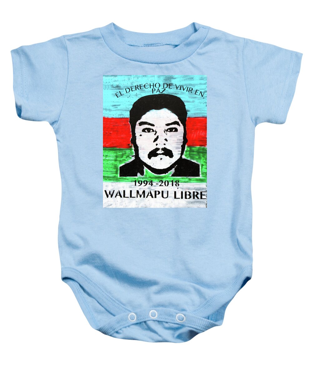 Wallmapu Libre Baby Onesie featuring the photograph Wallmapu Libre by Munir Alawi