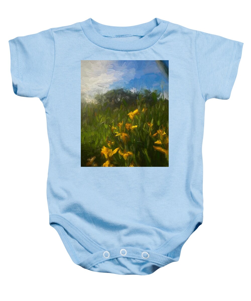  Baby Onesie featuring the photograph Wildflowers by Jack Wilson