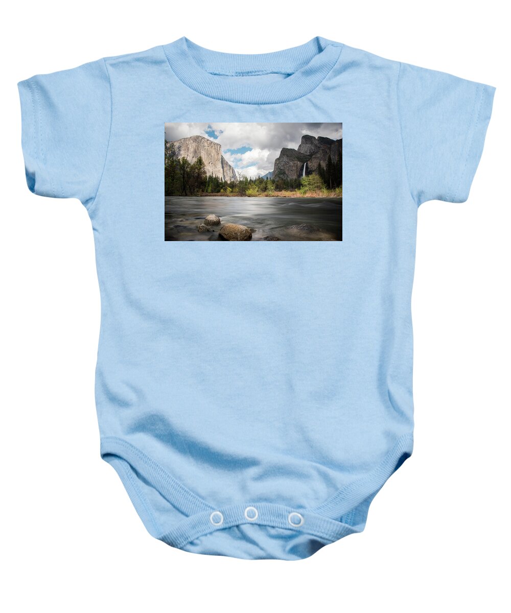 Valley View Baby Onesie featuring the photograph Yosemite Valley View by Jennifer Ancker